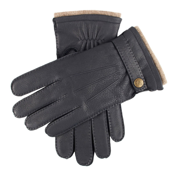 Dents Gloucester | Men's Cashmere Lined Deerskin Leather Gloves