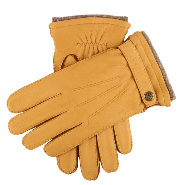 dents Gloucester | Men's Cashmere Lined Deerskin Leather Gloves