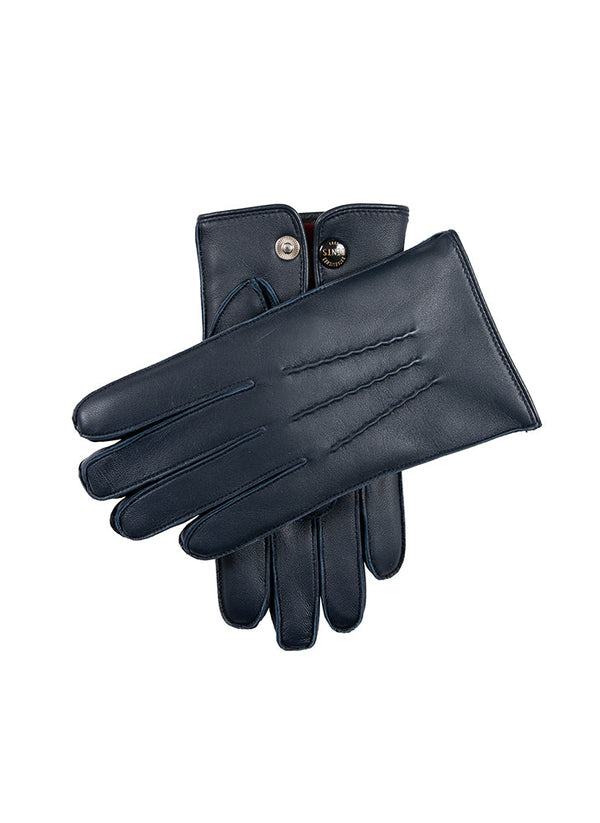 Dents Hengrave | Men’s Fur Lined Touchscreen Leather Gloves