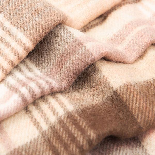 Dents Heritage Large Check Cashmere Scarf With Tassels And Gift Box