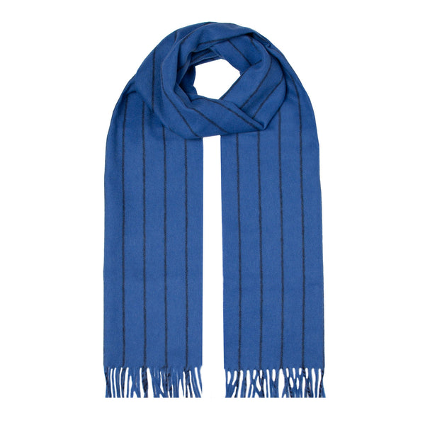 dents Heritage Large Stripe Cashmere Scarf with Tassels and Gift Box