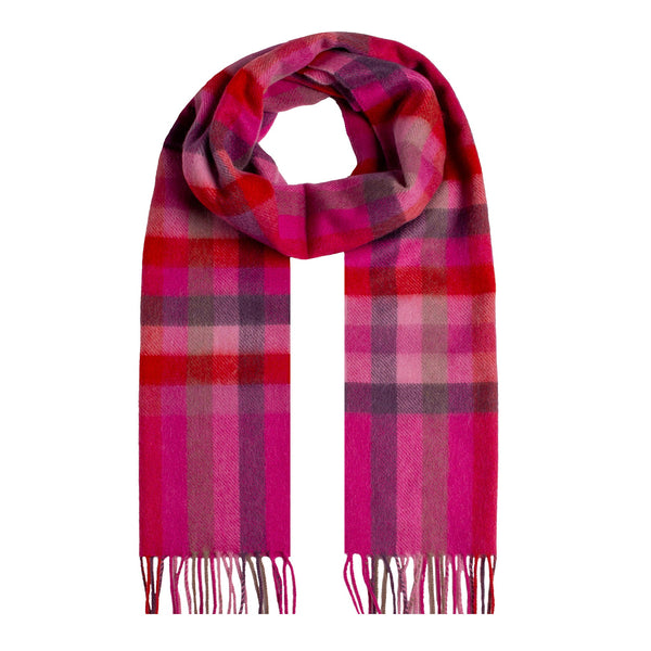 dents Heritage Plaid Check Cashmere Scarf with Tassels and Gift Box dents Heritage Plaid Check Cashmere Scarf with Tassels and Gift Box