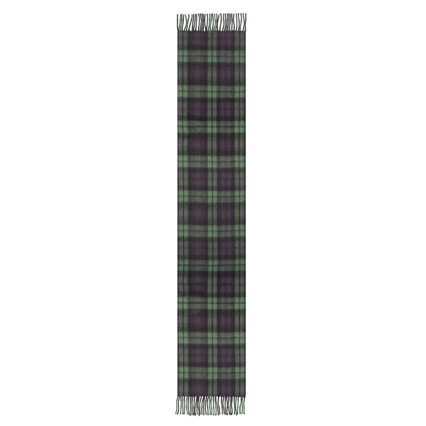 Dents Heritage Tartan Check Cashmere Scarf With Tassels And Gift Box
