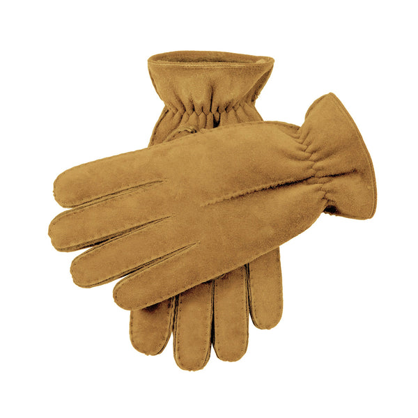 dents Men’s Handsewn Single-Point Lambskin Gloves with Elasticated Cuffs