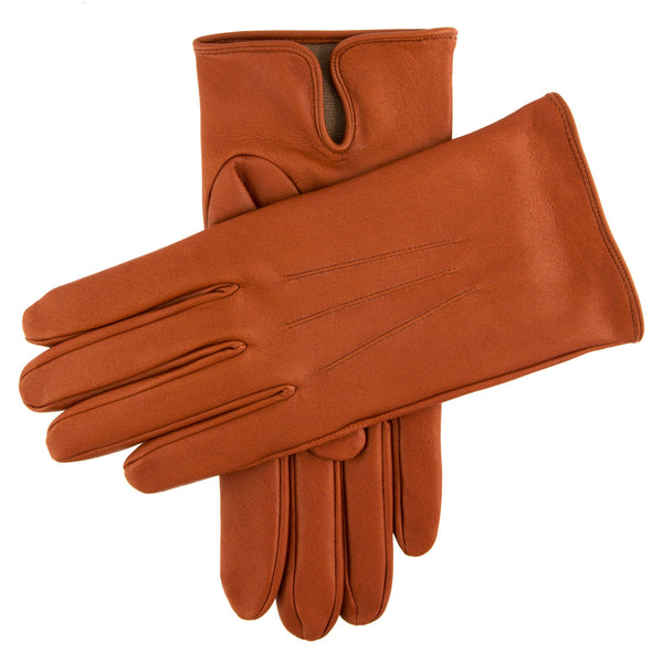 dents Men's Heritage Three-Point Silk-Lined Leather Gloves
