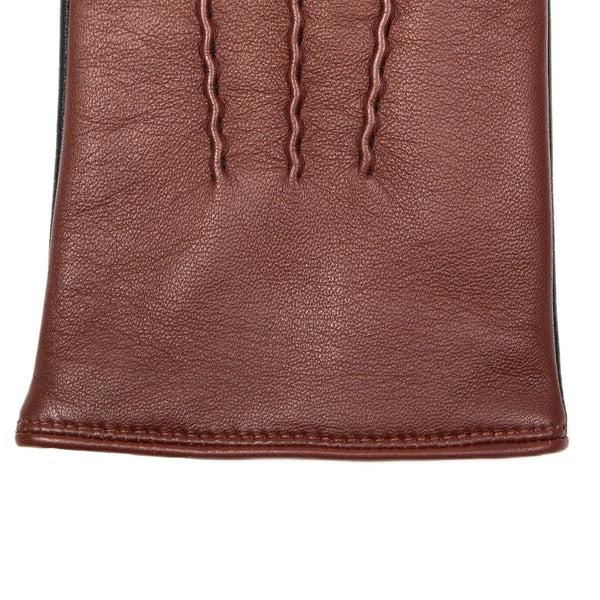 Dents Men’s Heritage Touchscreen Three-Point Cashmere-Lined Leather Gloves