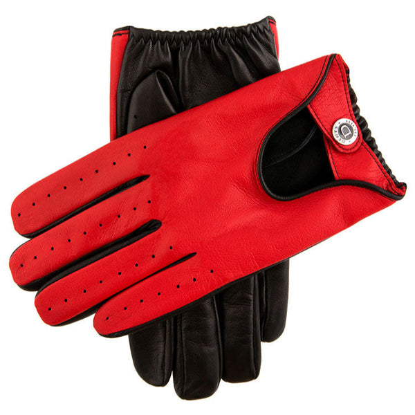 dents Men's Heritage Two-Colour Leather Driving Gloves
