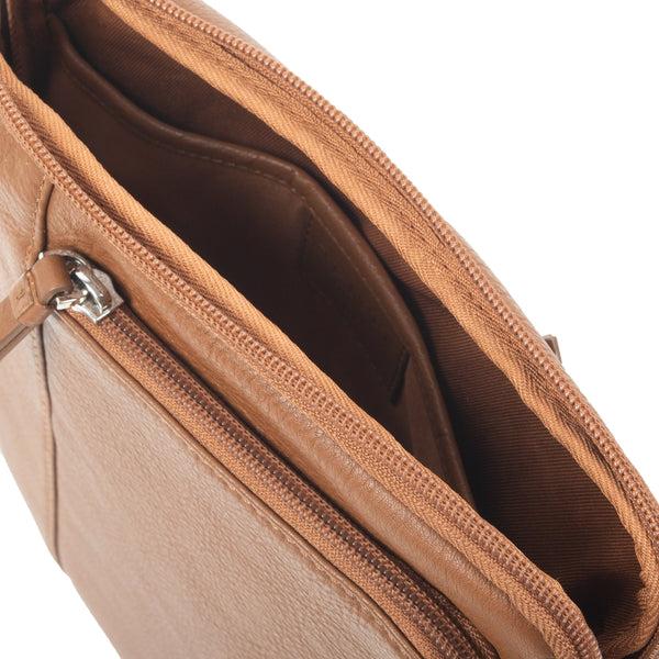 Dents Men's Medium Pebble Grain Leather Crossbody Bag