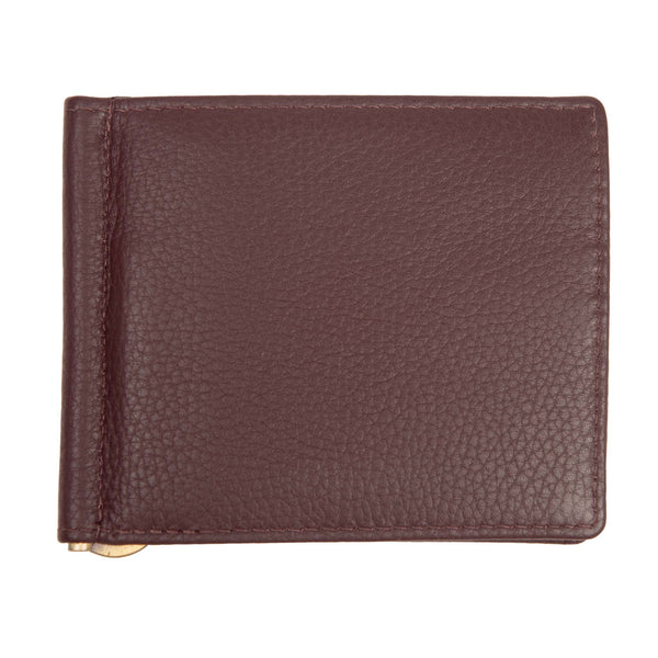 Dents Men's Pebble Grain Leather Bifold Wallet With Money Clip And RFID Bloc
