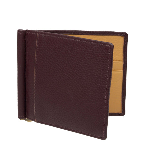 Dents Men's Pebble Grain Leather Bifold Wallet With Money Clip And RFID Bloc