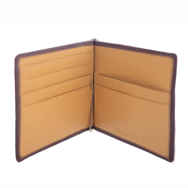 Dents Men's Pebble Grain Leather Bifold Wallet With Money Clip And RFID Bloc