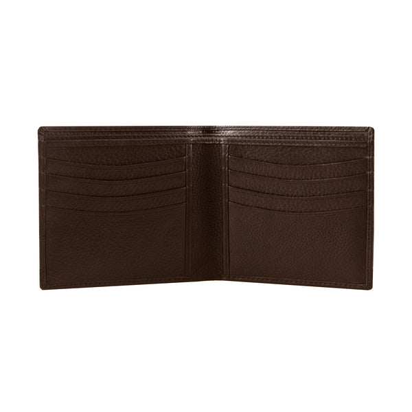 Dents Men's Pebble Grain Leather Bifold Wallet With RFID Blocking