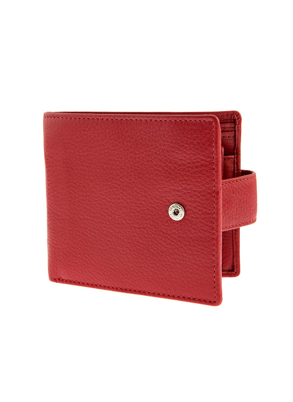 dents Men's Pebble Grain Leather Bifold Wallet with RFID Blocking and Coin P
