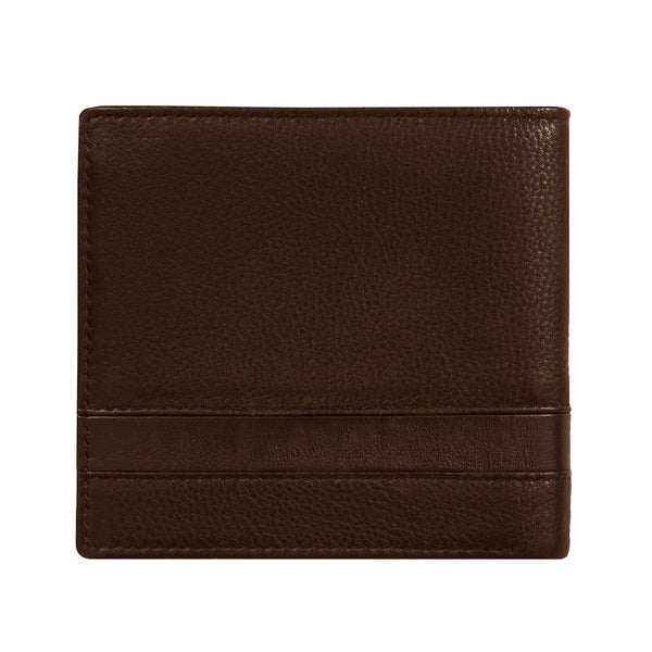 Dents Men's Pebble Grain Leather Bifold Wallet With RFID Blocking And Coin P