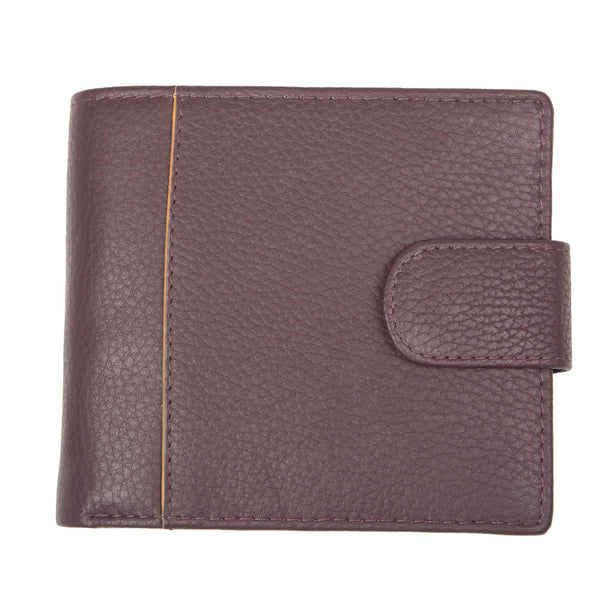 dents Men's Pebble Grain Leather Bifold Wallet with RFID Blocking and Coin P