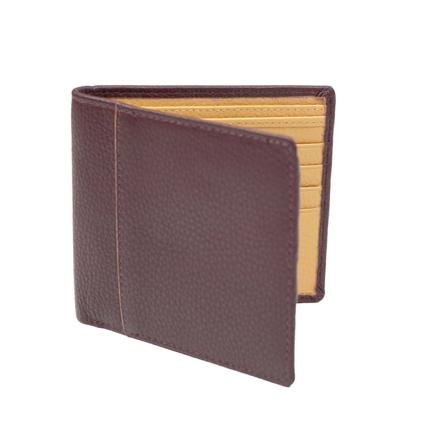 Dents Men's Slim Pebble Grain Leather Bifold Wallet With RFID Blocking