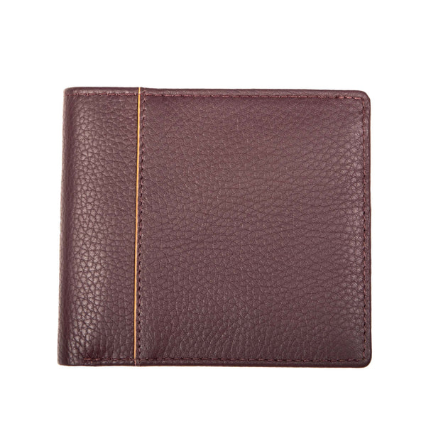 dents Men's Slim Pebble Grain Leather Bifold Wallet with RFID Blocking