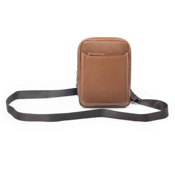 dents Men's Small Pebble Grain Leather Crossbody Bag
