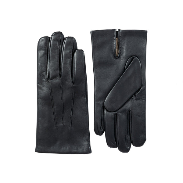 Dents Men's Three-Point Cashmere-Lined Leather Gloves