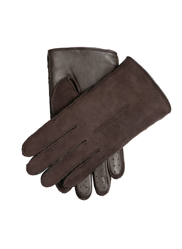 Dents Men’s Touchscreen Single-Point Leather And Sheepskin Gloves