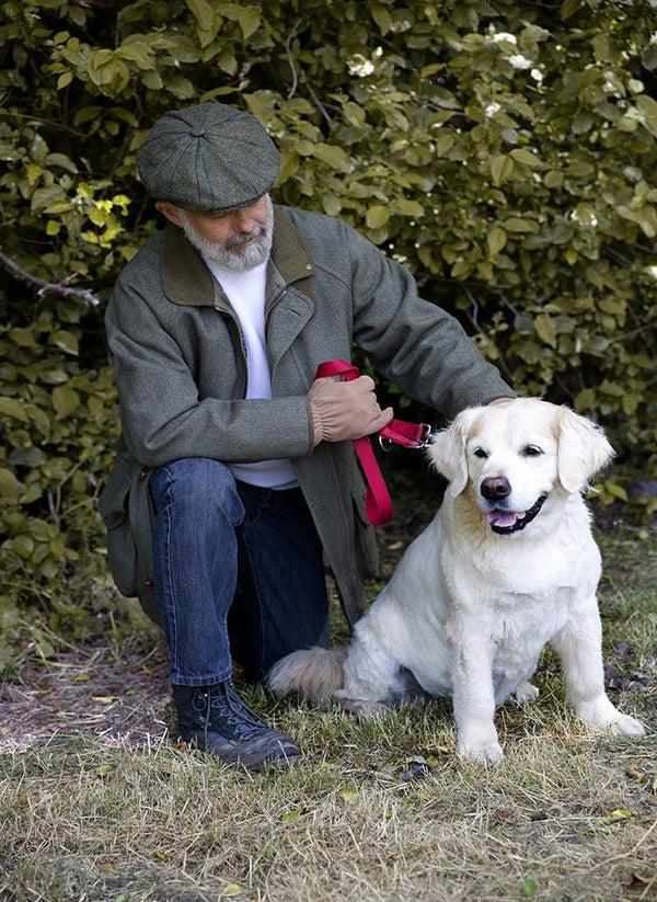 Dents Men's Touchscreen Wool-Lined Nubuck Leather Gloves With Elasticated Cu
