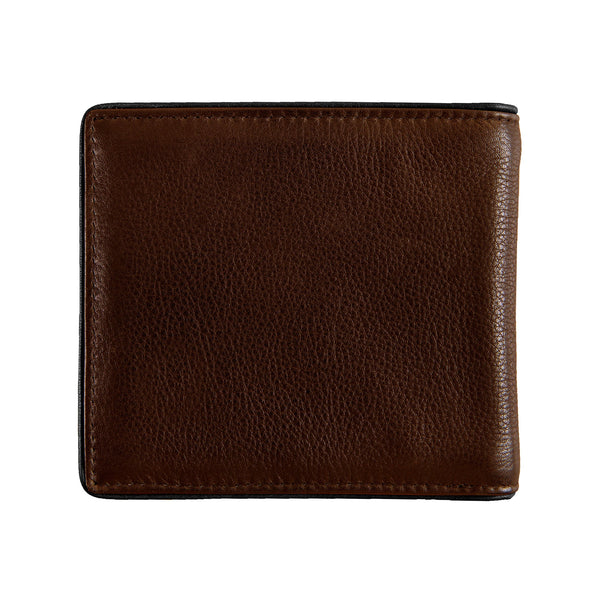 Dents Men's Two-Colour Pebble Grain Leather Bifold Wallet With RFID Blocking