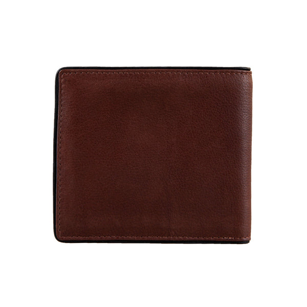 Dents Men's Two-Colour Pebble Grain Leather Bifold Wallet With RFID Blocking