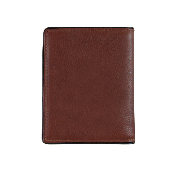 Dents Men's Two-Colour Pebble Grain Leather Business Card Holder With RFID B