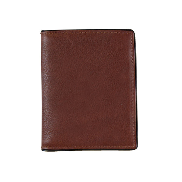 dents Men's Two-Colour Pebble Grain Leather Business Card Holder with RFID B