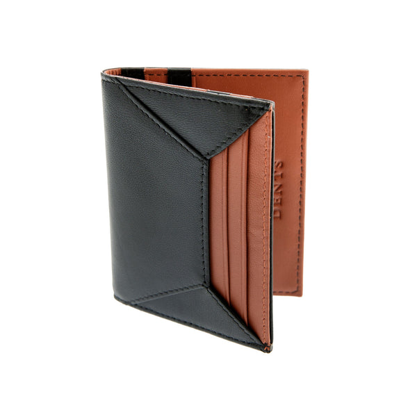 Dents Men's Two-Colour Smooth Nappa Leather Card Holder With RFID Blocking