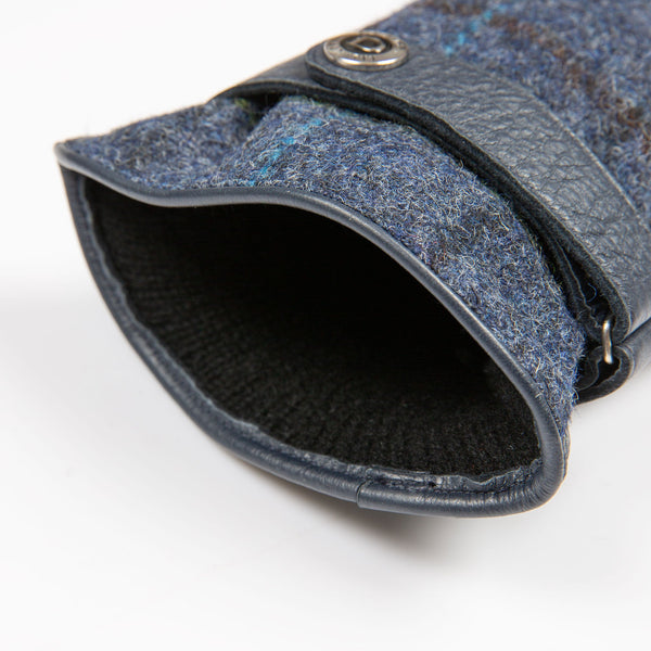 Dents Muncaster | Men's Abraham Moon Tweed & Deerskin Leather Gloves