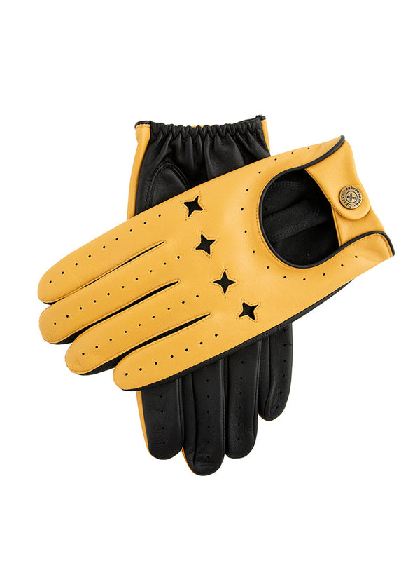 dents Racer | The Suited Racer x Dents Touchscreen Leather Driving Gloves