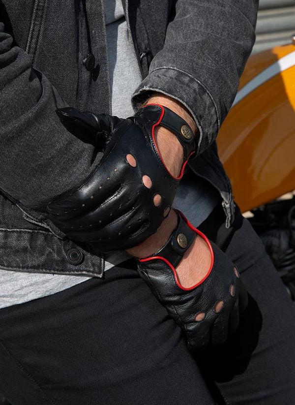 Dents Silverstone | Men's Touchscreen Leather Driving Gloves