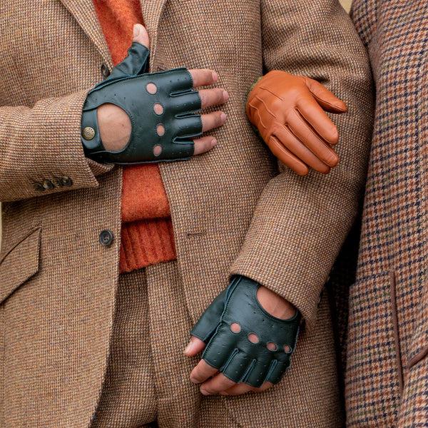 Dents Snetterton | Men's Fingerless Leather Driving Gloves