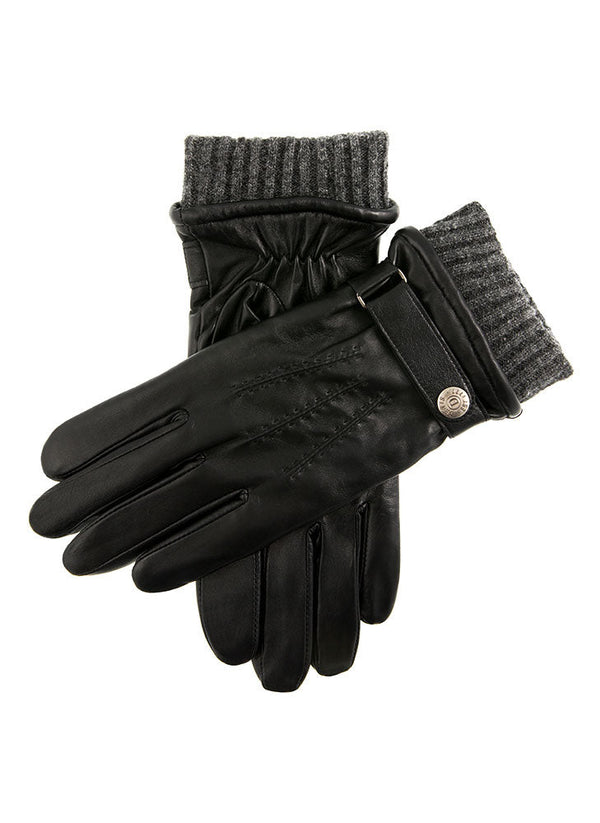 dents Westbury | Men's Warm Lined Touchscreen Leather Shorter Finger Gloves