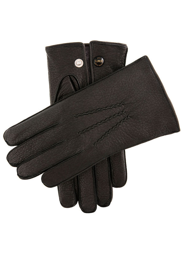 Dents Windsor | Men's Fur Lined Deerskin Leather Gloves