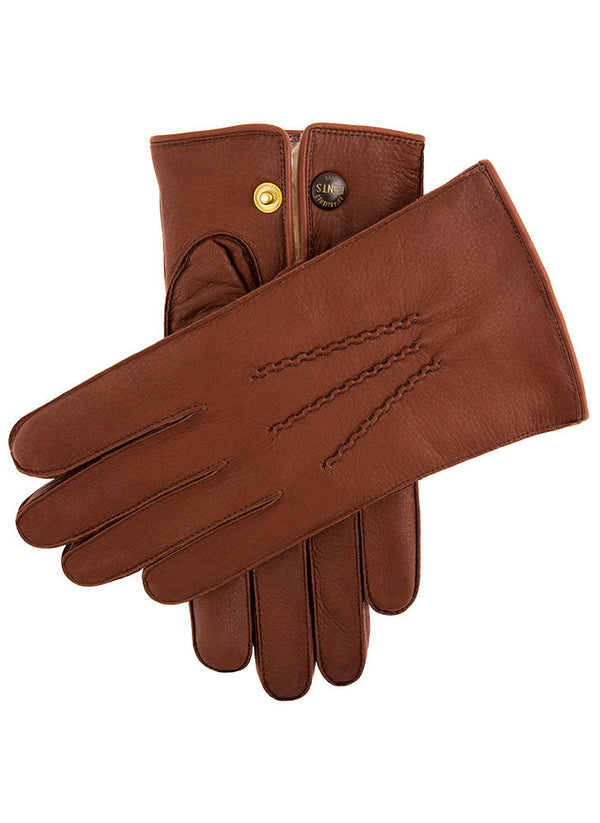 Dents Windsor | Men's Fur Lined Deerskin Leather Gloves
