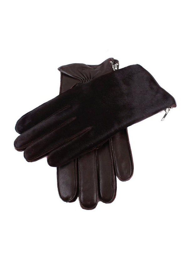 Dents Winsford | Men's Cashmere Lined Ponyskin And Leather Gloves