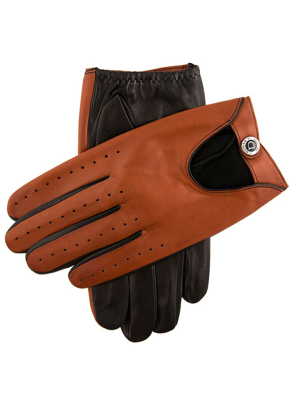 Dents Woburn | Men's Two Colour Leather Driving Gloves