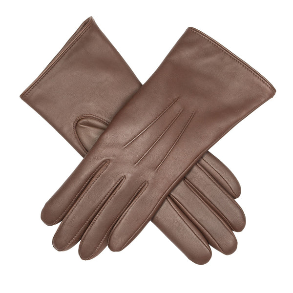 dents Women’s Heritage Three-Point Fur-Lined Leather Gloves