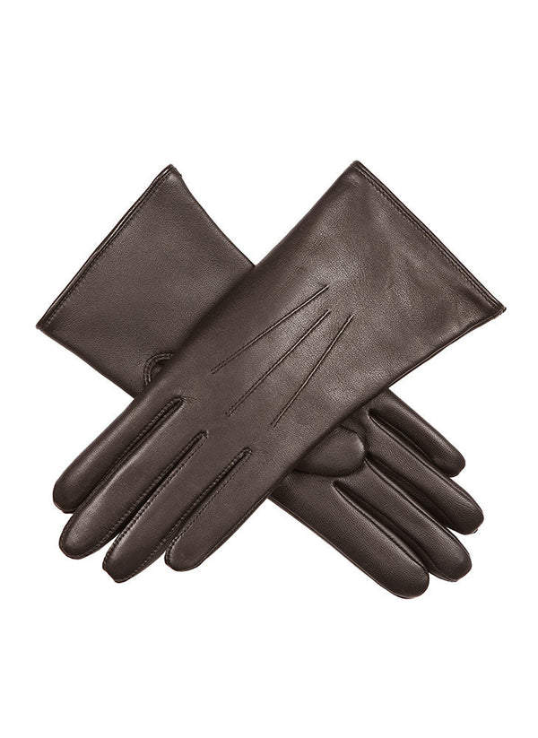 Dents Women’s Heritage Touchscreen Three-Point Fur-Lined Leather Gloves