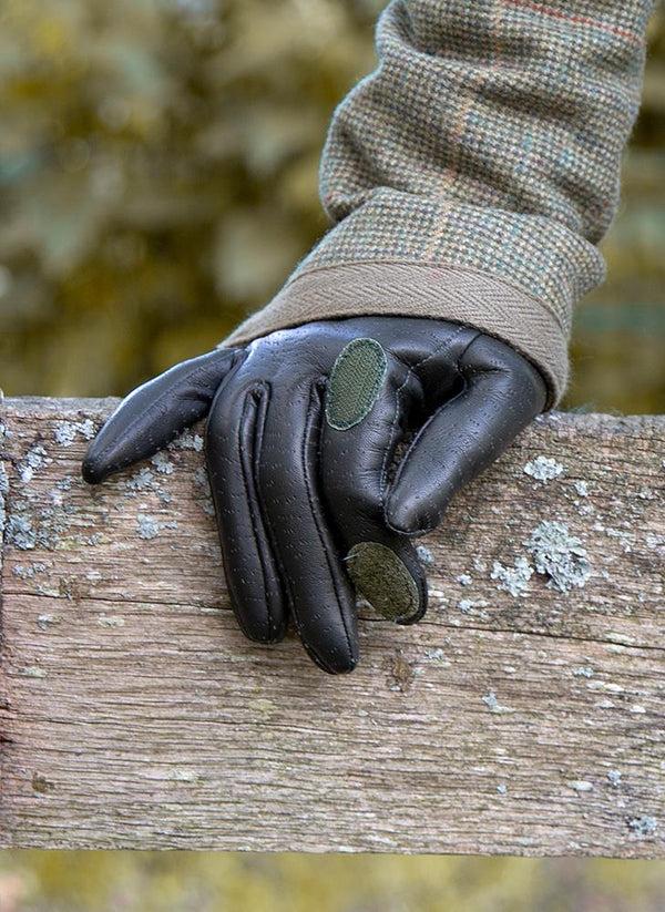 Dents Women's Heritage Water-Resistant Half Fleece-Lined Left Hand Leather S