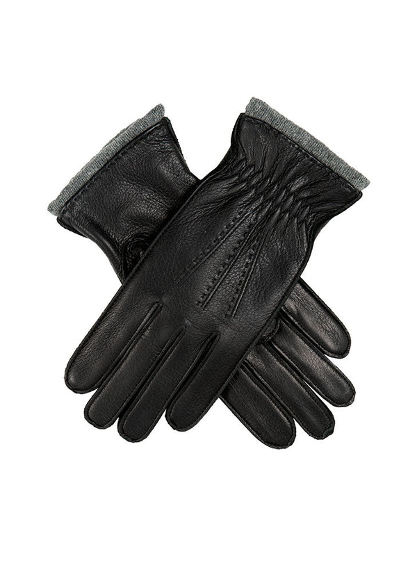 Dents Women’s Three-Point Cashmere-Lined Deerskin Leather Gloves With Cashme