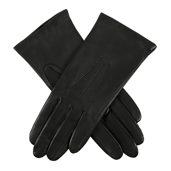 dents Women's Three-Point Cashmere-Lined Leather Gloves