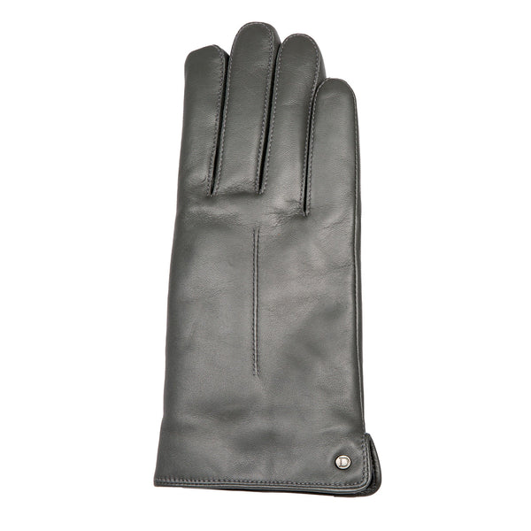 Dents Women’s Touchscreen Single-Point Faux Fur-Lined Leather Gloves