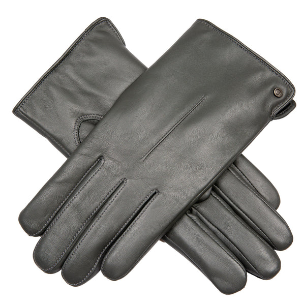 dents Women’s Touchscreen Single-Point Faux Fur-Lined Leather Gloves