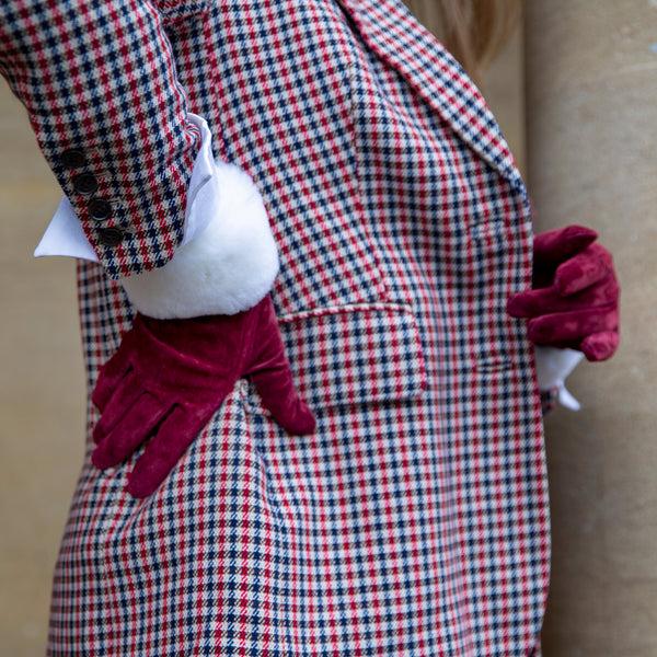 Dents Women’s Touchscreen Water Resistant Lined Suede Gloves With Sheepskin