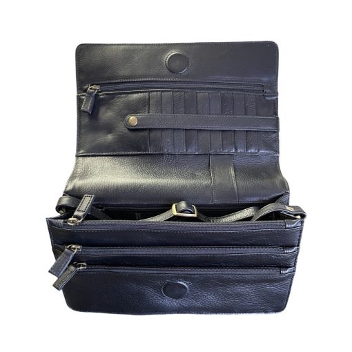 derek alexander BRISTOL Classic Flap Crossbody Organizer (BR 8101)