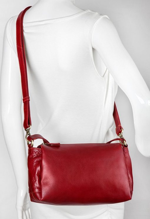 Derek Alexander BRISTOL- EW Top Zip Three Compartment Crossbody (BR 8016)