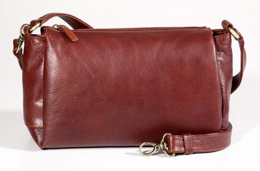 Derek Alexander BRISTOL- EW Top Zip Three Compartment Crossbody (BR 8016)